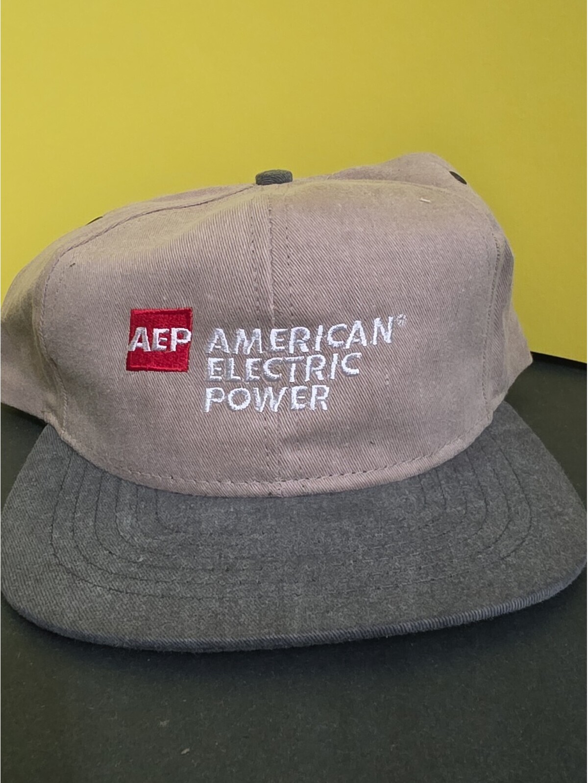 Vintage Appalachian Power Aep Trucker Snapback Nissin Hat New